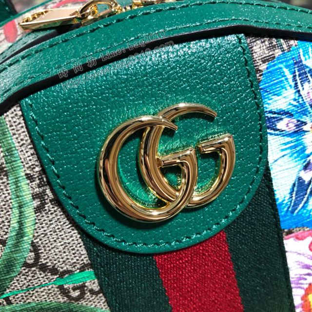 Gucci包 古馳女包 547965 花膠/綠皮 gucci雙肩女包 gucci後背包  gudj1400
